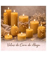 Velas de cera de abeja