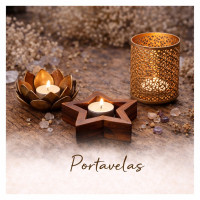 Portavelas decorativos para velas