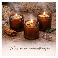 Velas para aromaterapia naturales