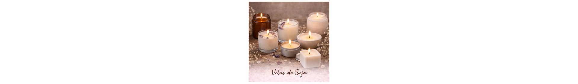 Velas Aromáticas de Cera de Soja | Fragancias Naturales