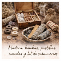 Sahumerios, bombas y madera aromática natural
