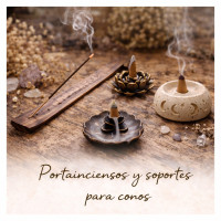 Portainciensos y soportes para conos decorativos