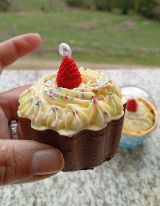 Vela Cupcake de Vainilla – Jessimistica
