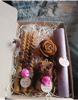 Velas de Cera de Abeja Pack Rosas | Aroma Natural – Jessimistica