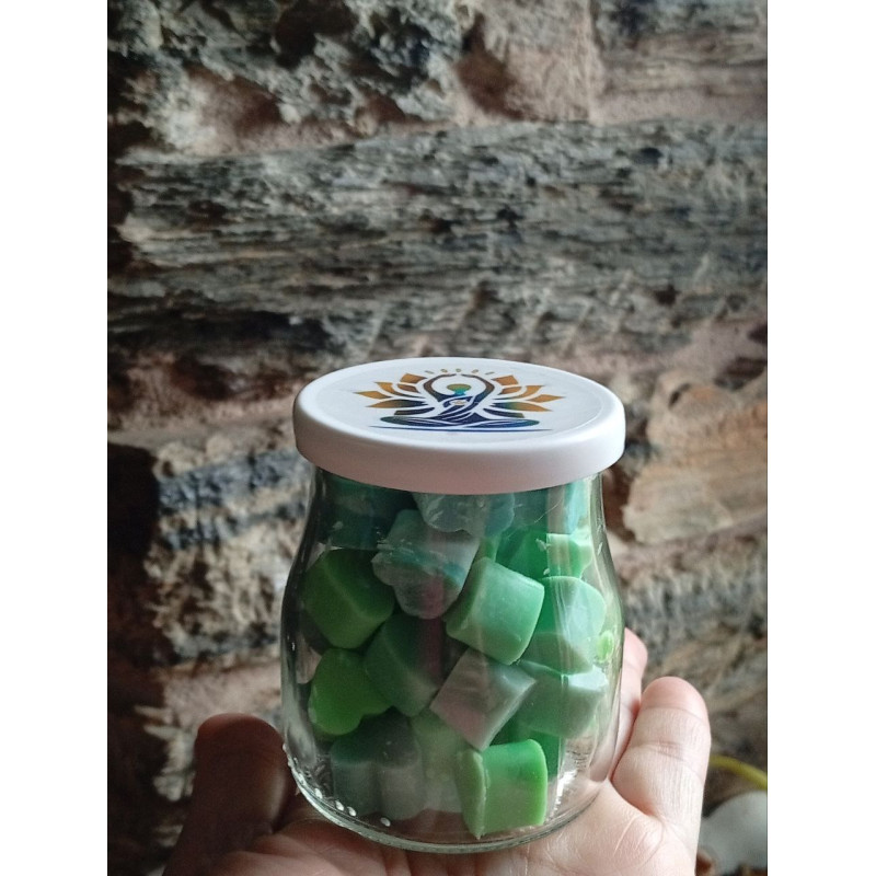 Cera Perfumada Bosque Verde en Corazones | Jessimistica