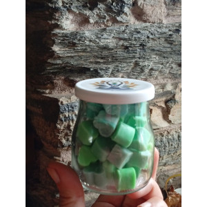 Cera Perfumada Bosque Verde en Corazones | Jessimistica