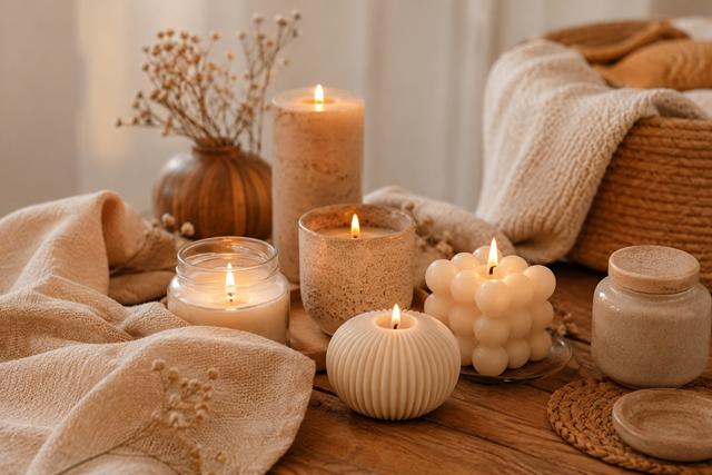 Velas artesanales para cada momento: crea ambientes cálidos y especiales en casa
