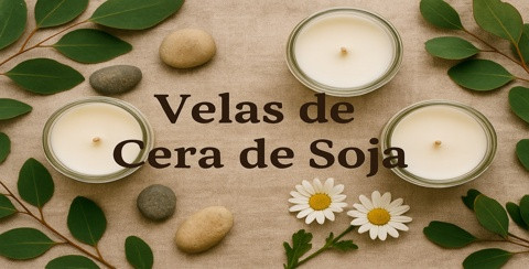 Velas de Cera de Soja