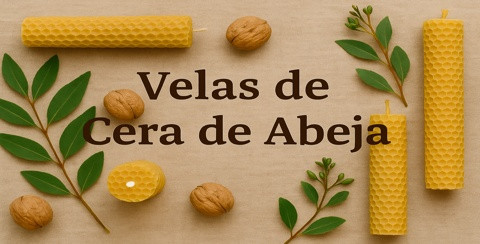 Velas de Cera de Abeja